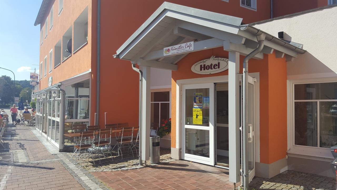 Hotel-Cafe Rathaus Bad Abbach Exterior foto